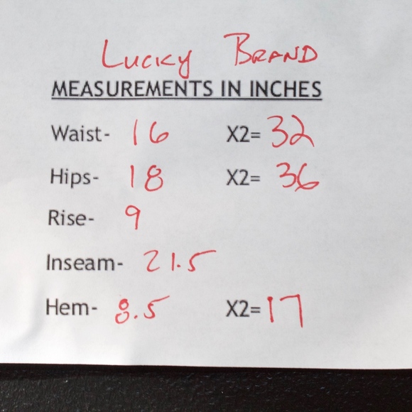 Lucky Brand Crop Jeans Size 8 - Picture 8 of 8